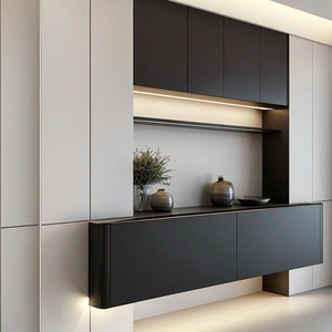 <span class=keywords><strong>Buffet</strong></span> de rangement haut de gamme en bois de style nordique moderne, éco-responsable, pour salon et mobilier de maison - Product Image 6