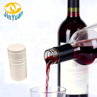 Tapón de Aluminio ROPP Liso Premium de 30*60mm Sin Moleteado, Cierres Reutilizables Stelvin para Vino Espumoso, Brandy, Vino Helado