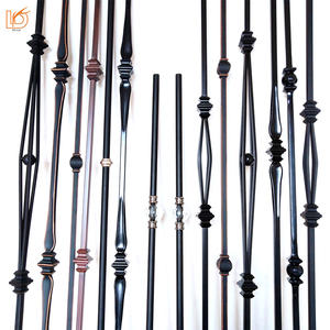 Barandillas <span class=keywords><strong>de</strong></span> Hierro Forjado Elegantes <span class=keywords><strong>de</strong></span> 1/2'*44' con Doble Collar Hueco para Escaleras <span class=keywords><strong>de</strong></span> Vestíbulo <span class=keywords><strong>de</strong></span> Hotel - Product Image 5