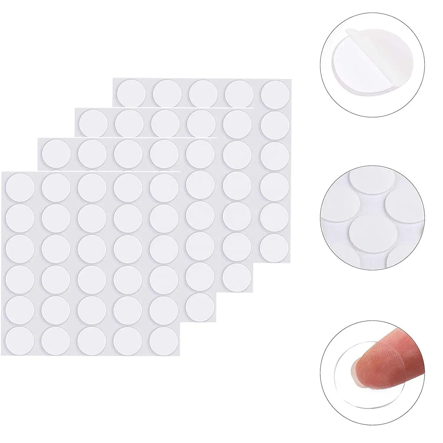 round, sticking clear double sided adhesive nano tape for balloon