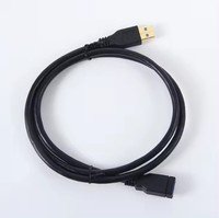 Câble d'extension USB 3.0 M/F Standard Type A Mâle à Femelle Noir