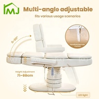 Table de massage électrique pour spa facial, lit de beauté pour salon, lit d'esthétique pour cils
