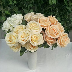 C-1065 <span class=keywords><strong>Ted</strong></span> Bakerencylopaedia Floral Soie Artificielle Rose Bouquet Pour La Décoration - Product Image 3