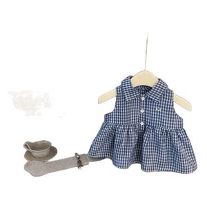 Tongxingyuan Girls Plaid Vest Dress Summer Preppy Style School Uniform Thin Fabric With Label - Product Image 5