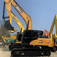 Excavatrice Sany SY235h haute performance, excellent état de fonctionnement, excavatrice sur chenilles Sany d'occasion de qualité supérieure pour travaux de construction lourde