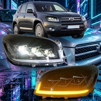 Couverture de benne de camion rétractable avec projecteur LED DRL 12V et feux de croisement à double faisceau avec clignotants séquentiels, modèle 2005-2008, Nouveau