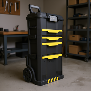 Coffret à outils roulant Stanley avec roulettes et tiroirs pour le rangement dans le garage - Product Image 3