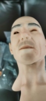 Nouveau masque en silicone masculin cosplay film et accessoires de télévision sourcils doux et réalistes implanté visage couvre-chef