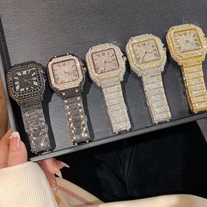 <strong>2026</strong> New Full-diamond <strong>Watches</strong> Trendy Luxurious Fashion Versatile Design Business Waterproof Men's Women's Unisex Quartz <strong>Watch</strong> - Product Image 6