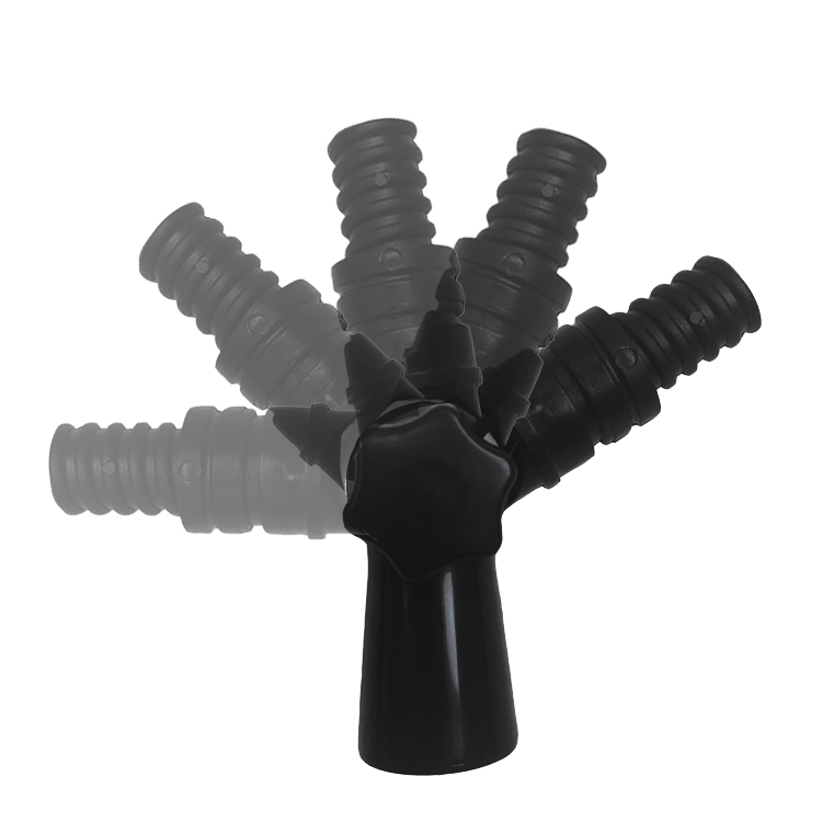 Вращающаяся пластиковая телескопическая опора с резьбовой головкой