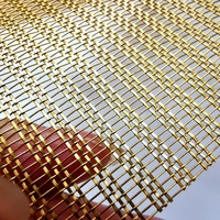 Maille de fil de cuivre tissé utilisée pour la décoration du verre feuilleté