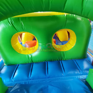 Castillo Inflable para Niños, Combo de Pista de Obstáculos, Parque Infantil, Castillo Hinchable, Juguete de Diversión con Temática de Jungla - Product Image 6