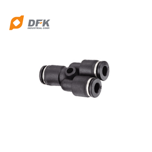 Le raccord en Y à 3 voies DFK offre une connexion sécurisée et résistante aux fuites pour les conduites d'air comprimé EPY de 4 mm. - Product Image 2