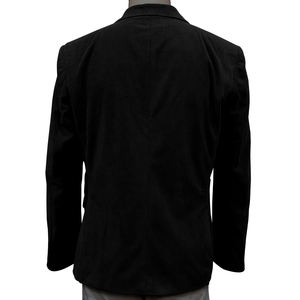 Blazer en velours côtelé texturé pour homme, à simple boutonnage, couleurs personnalisées, antistatique et infroissable, tendance, vente en gros pour l'été - Product Image 4