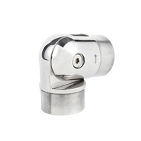 Offre Spéciale moderne en acier inoxydable escalier garde-corps balustrade raccords Tube tuyau connecteur main courante conception mains courantes balustrades