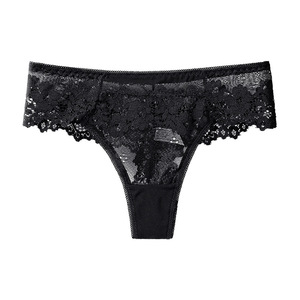 <span class=keywords><strong>Slip</strong></span> da <span class=keywords><strong>Donna</strong></span> in Pizzo con Ricami e Tessuto Lavorato a Maglia, Mutandine Traspiranti per Adulti - Product Image 5