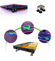 Piste de danse interactive pour jeux d'enfants 30x30cm Lumière de piste de danse interactive à LED jeux lumineu