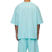 Ensemble de survêtement 2 pièces pour homme, imprimé, multi-tailles, avec logo personnalisé, 100 % coton, t-shirt à manches courtes et short, tenue décontractée