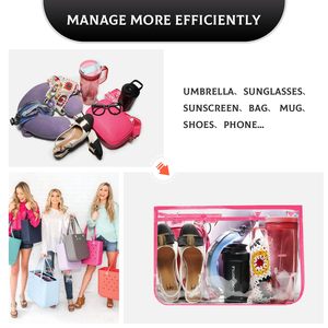 Clear <b>Beach</b> Bag Organizer for Bogg Bag <b>Accessories</b> Compatible with Bogg Bag XL PVC <b>Beach</b> Tote HandBags Insert Divider Pouch - Product Image 4