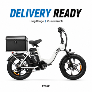 Bicicleta Eléctrica de Carga Personalizable con Llantas Gruesas de 20 Pulgadas, Batería de Gran Capacidad, Alcance de 100-200 km, Bicicleta Eléctrica para Entrega de Carga Pesada - Product Image 1