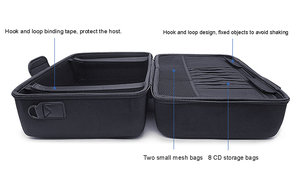 Xách tay ps5 hộp lưu trữ dây kéo bảo vệ EVA vali cho PlayStation 5 Trò chơi giao diện điều khiển phụ kiện cầm tay giao diện điều khiển Bìa - Product Image 5