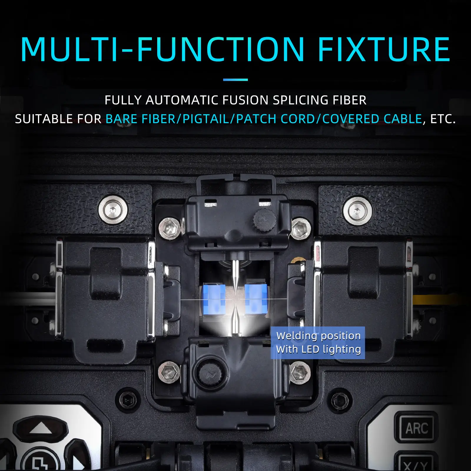 Glasvezel Fusie Lasmachine Automatische Een 81S Core To Core Fusion Lasmachine Machine Fiber Optic Splicers Lasmachine