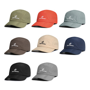 Cappellino da Corsa Pieghevole in 3 Parti, Traspirante, Anti-Sudore, con Rete, UPF50+, Leggero, per Escursionismo, Pesca, Baseball, Logo Personalizzabile - Product Image 3