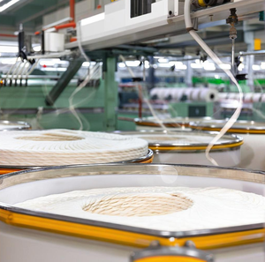 Mvs NE 21/1 100% cation <span class=keywords><strong>Polyester</strong></span> thô trắng xoáy kéo sợi để Đan và dệt - Product Image 4