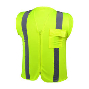 हाई विजिबिलिटी सर्वेक्षक इंजीनियर निर्माण चिंतनशील सुरक्षा जैकेट सुरक्षा चिंतनशील - Product Image 5