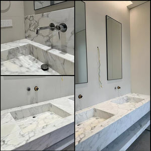 Luxe naturel Calacatta Calcutta blanc Mable grande dalle pour la maison décoration murale panneau carreaux de plafond carreaux de sol comptoir de cuisine - Product Image 2