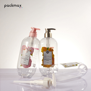 <b>750ml</b> Large Capacity Oval PET Shampoo <b>Bottle</b> for Home - Thickened Shower Gel Container Factory Custom Wholesale - Product Image 6