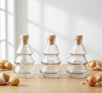Décoration d'intérieur, flacon diffuseur de parfum en verre imprimé à l'écran, forme de sapin de Noël, 100 ml, bouchon à vis