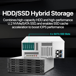 QNAP TS-h3087XU-RP-E2378-64G 30 4U Rackmount NAS สำหรับการจำลองเสมือนและการใช้งานแอปพลิเคชันระดับองค์กรที่ใช้ข้อมูลหนัก TS-h3087X - Product Image 3