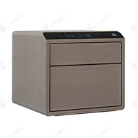 JIMBO, venta al por mayor, Panel de pantalla LCD de cuero, cajón de joyería de huellas dactilares, caja fuerte para Home Hotel