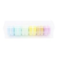 Boîte à macarons personnalisée à 8 cavités avec plateau d'insertion en plastique Boîte en plastique transparente pour macaron français