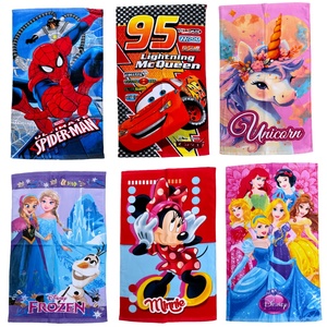 Serviette <span class=keywords><strong>de</strong></span> <span class=keywords><strong>plage</strong></span> en coton 40x65 cm pour adultes et enfants, motif dessin animé imprimé, serviette <span class=keywords><strong>de</strong></span> sport et <span class=keywords><strong>de</strong></span> natation pour toutes les saisons, avec sac – Nouveauté direct usine - Product Image 1