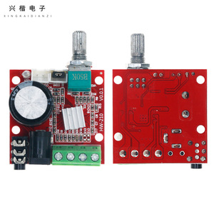 มินิแอมพลิฟายเออร์ PAM8610 12V 10W บอร์ดเสียงสเตอริโอ 2 แชนแนล คลาส D โมดูลแอมพลิฟายเออร์ - Product Image 2