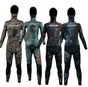 Combinaison camouflage pour homme, 3mm, peau lisse, pêche sous-marine, natation, surf, <span class=keywords><strong>triathlon</strong></span>, camouflage, short - Product Image 1