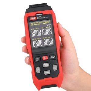 Medidor de Datos Digital USB Profesional TASI TA612C K/J, Monitor de Temperatura de Cuatro Canales, ABS, OEM/ODM, Fábrica China, -200°C a 1372°C - Product Image 4