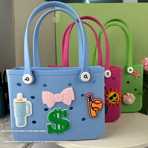 <span class=keywords><strong>Sac</strong></span> fourre-tout portable extensible en EVA couleur unie, style européen et américain, pour la plage, la piscine, <span class=keywords><strong>sac</strong></span> <span class=keywords><strong>de</strong></span> plage DIY, petit <span class=keywords><strong>sac</strong></span> à main hiver 2024 - Product Image 1