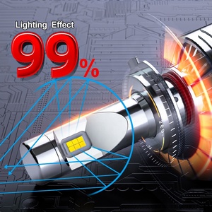 Faros Delanteros LED GPNE RS6, Bombilla H7/H11, 11000LM, 6000K, IP68, Impermeables, Ajuste Universal, Alta Potencia - Product Image 3