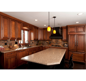 Classique Marron <span class=keywords><strong>En</strong></span> Bois Prêt à l'<span class=keywords><strong>emploi</strong></span> Shaker Armoires de <span class=keywords><strong>Cuisine</strong></span> <span class=keywords><strong>En</strong></span> Bois Massif - Product Image 1