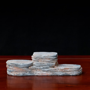 ชุดตุ๊กตาเรซิ่นพระเซนตัวเล็กพร้อมกระถางต้นไม้ ของตกแต่งโต๊ะทำงาน สไตล์เอเชีย ของตกแต่งบ้านและสำนักงาน แพ็คเกจหลายชิ้น - Product Image 4