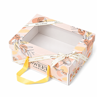 Boîte d'emballage personnalisée pour fruits frais, boîte en carton ondulé haut de gamme avec fenêtre, boîte cadeau pour oranges, raisins, myrtilles