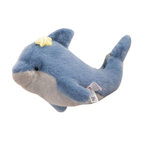 Coussin de dauphin en peluche douce personnalisé ODM, rembourrage en coton PP, sac bandoulière animaux marins Kawaii, poupée, cadeau unisexe