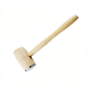 Martillo de cocina de madera con textura metálica para tender carne, herramientas para aves de corral - Product Image 2