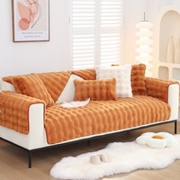 Modernes einfaches Design Herbst Winter Plüsch Kissen bezug Winter Warm Bubble Velvet Verdicktes rutsch festes Sofa Handtuch Neues Produkt