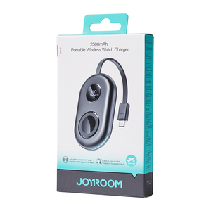 <span class=keywords><strong>JOYROOM</strong></span> Portable Mini 2500mAh <span class=keywords><strong>Cargador</strong></span> de pantalla digital de carga magnética inalámbrica para reloj IP - Product Image 2