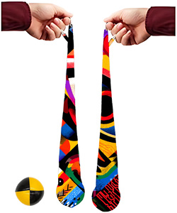 Đuôi Dài Flick Bóng Sock Hình Đàn Hồi Mềm Polyester POI Sóng Kéo Tay Kỹ Năng Juggling Quay Liên Hệ Đảng Trang Trí - Product Image 2