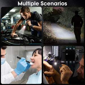 Тактический карманный фонарь EDC с USB-зарядкой, 800 люмен, с клипсой, водонепроницаемый IP65, для осмотра и ремонта автомобилей - Product Image 6